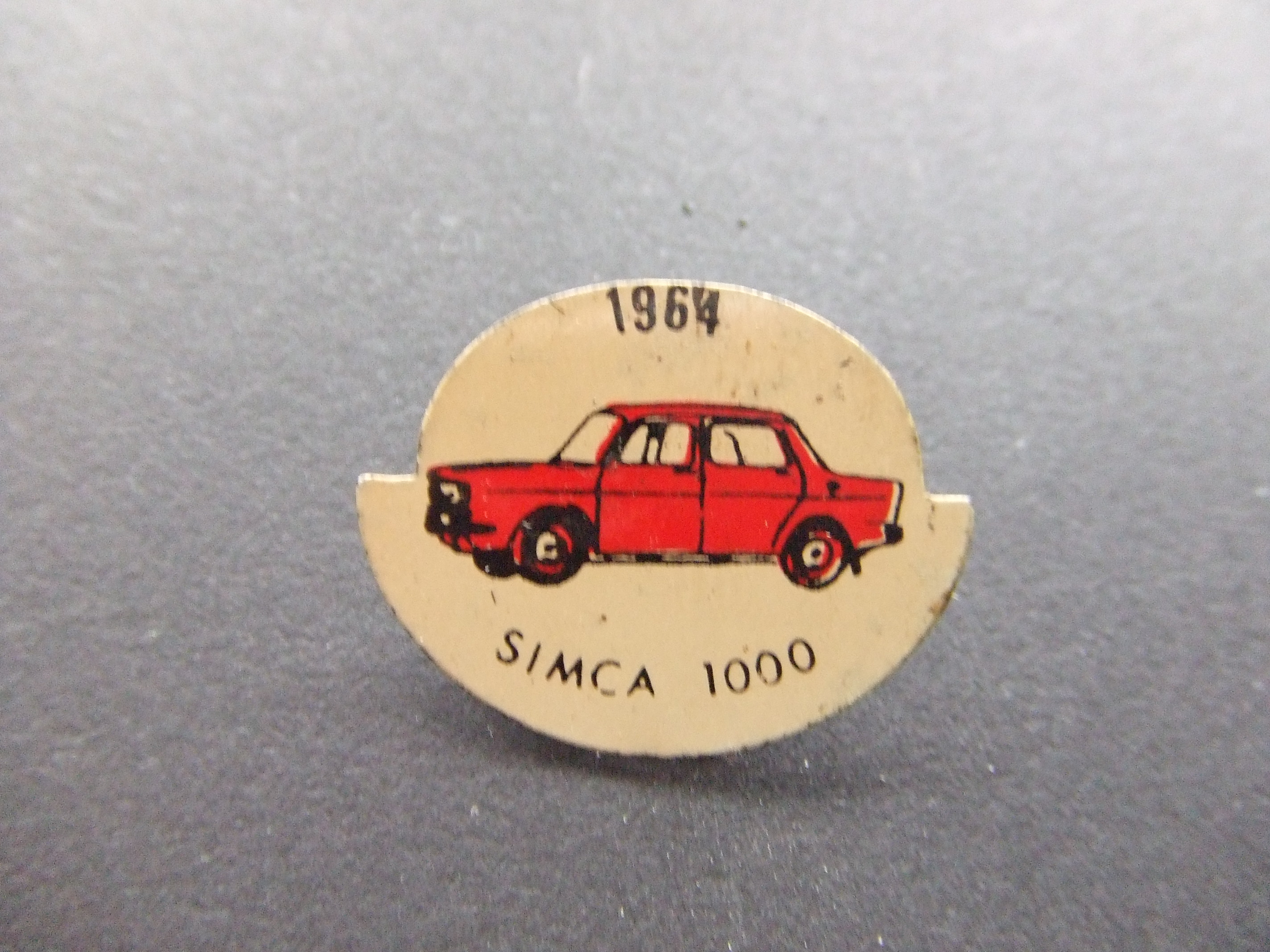 Simca 1000 oldtimer 1964 rood